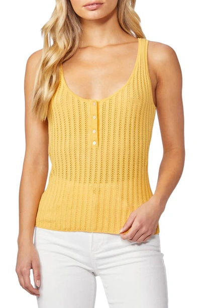 Paige Gigi Knit Tank In Yellow