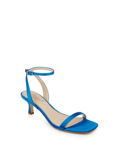 Jewel Badgley Mischka Women's Charisma Ii Evening Sandals Women's Shoes In Blue Satin