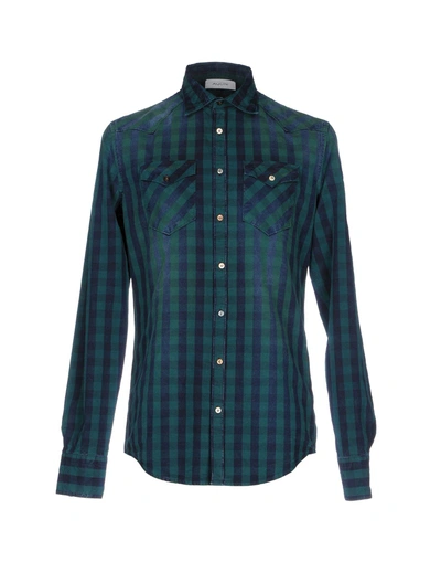 Aglini Shirts In Green