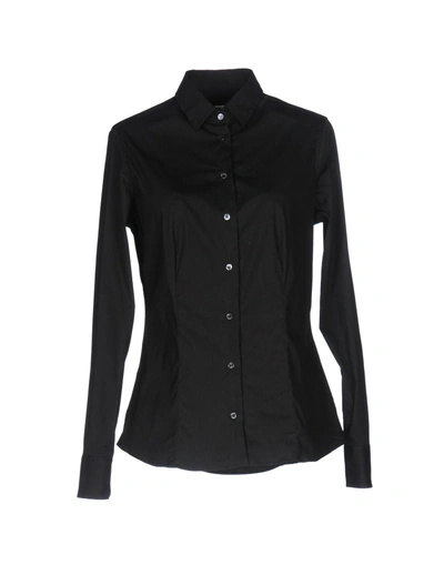 Bagutta Solid Color Shirts & Blouses In Black
