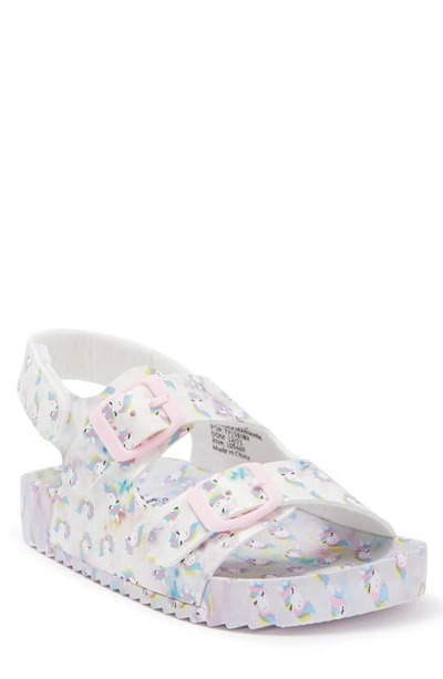 Olivia Miller Kids' Unicorn Sandal In Multi