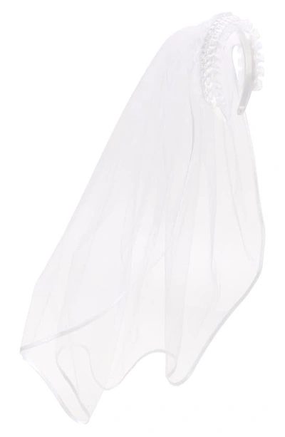 Blush By Us Angels Kids' First Communion Tulle Headband Veil In White