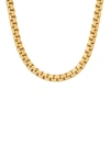 Hmy Jewelry Box Chain Necklace In Yellow