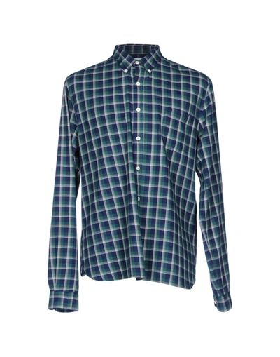 Cuisse De Grenouille Checked Shirt In Green