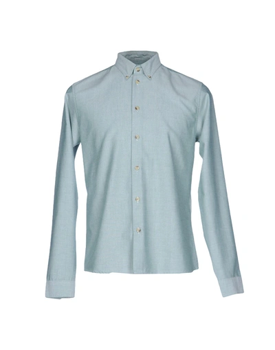 Cuisse De Grenouille Solid Color Shirt In Light Green