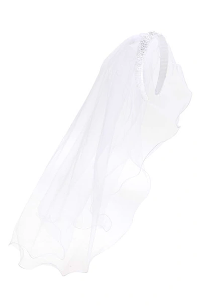 Blush By Us Angels Kids' First Communion Headband Veil In White