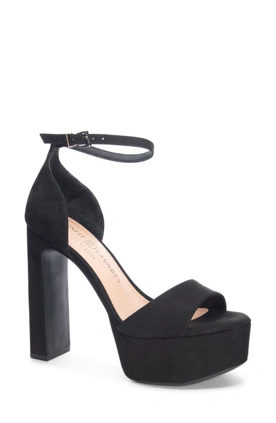 Chinese Laundry Asher Platform Sandal In Black