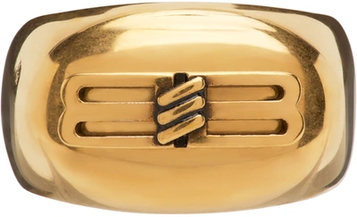 Balenciaga Women's Bb Icon Ring In Gold