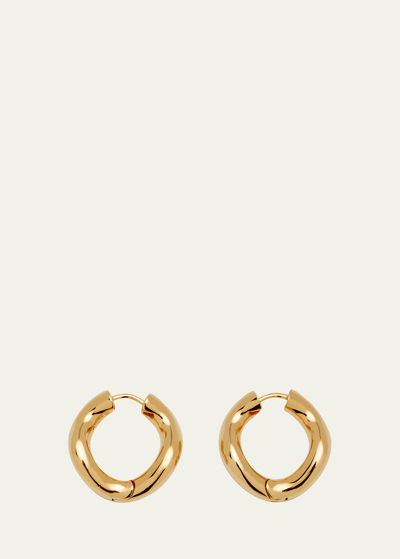 Charlotte Chesnais Wave Small Hoop Earrings In Gold Vermeil