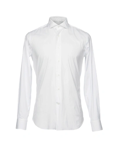 Alessandro Gherardi Solid Color Shirt In White