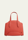 Loro Piana Sesia Micro Grain Leather Crossbody Bag In Blush