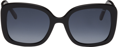 Marc Jacobs Oversized Square Acetate Sunglasses In Black