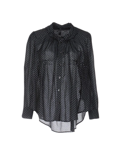 High Patterned Shirts & Blouses In Dark Blue