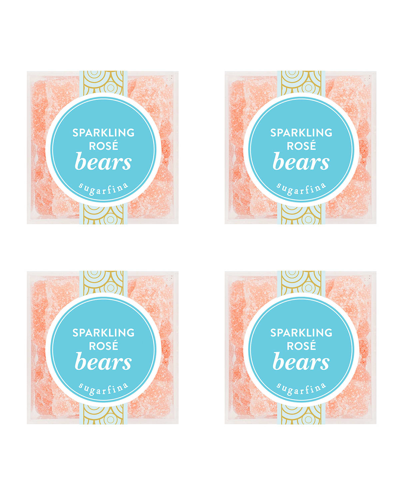 Sugarfina Sparkling Rose Bears, Small Cube 4-piece Kit