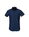 Armani Jeans Shirts In Blue
