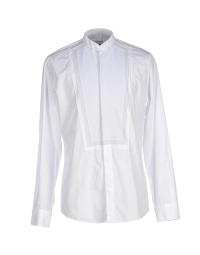 Maison Margiela Solid Color Shirt In White