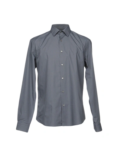 Robert Friedman Patterned Shirt In Grey