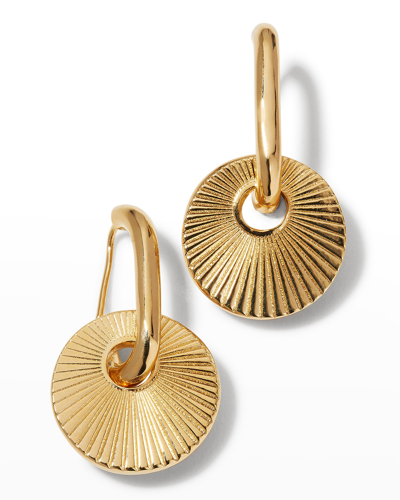 Soko Jua Capsule Hoop Earrings In Gold