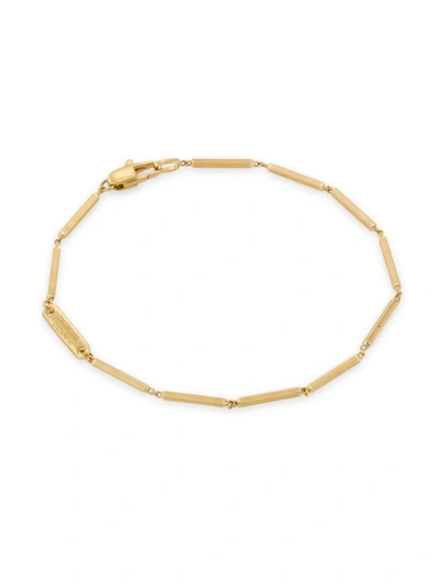 Marco Bicego 18k Unisex Uomo Coiled Station Link Bracelet, 7.5 In In Yellow Gold