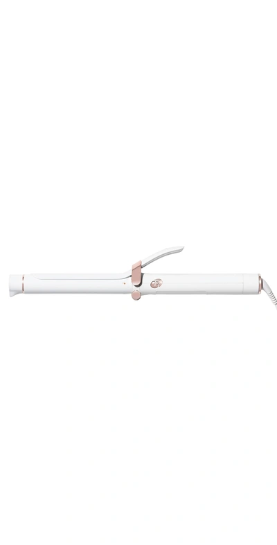 T3 Singlepass Curl 1.0” Professional Ceramic Curling Iron In White/rose Gold