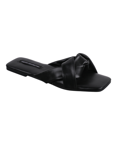 French Connection Driver Slide Sandal In Black