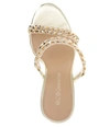 Bcbgeneration Jidana Clear Spiked Sandal In Clear/black