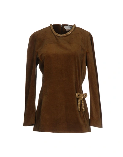 Galitzine Blouse In Khaki