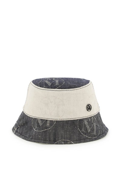 Maison Michel Bucket Hat Tiger In Mixed Colours
