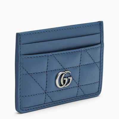 Gucci Marmont Blue Credit Card Holder
