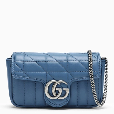 Gucci Gg Marmont Blue Mini Bag