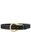 B-low The Belt Ryder Wrap Belt In Black/gold