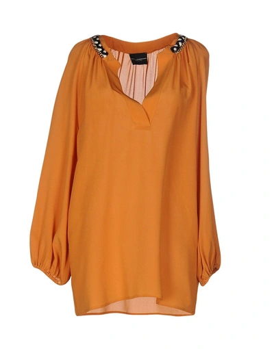 Atos Lombardini Blouse In Orange