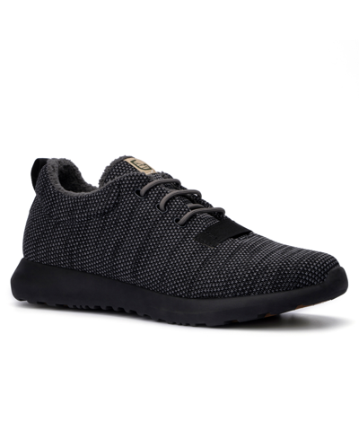 Hybrid Green Label Men's Cloud Low Top Sneakers In Black