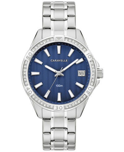 Caravelle Designed By Bulova Women's Stainless Steel Bracelet Watch 36mm Women's Shoes In Silver-tone