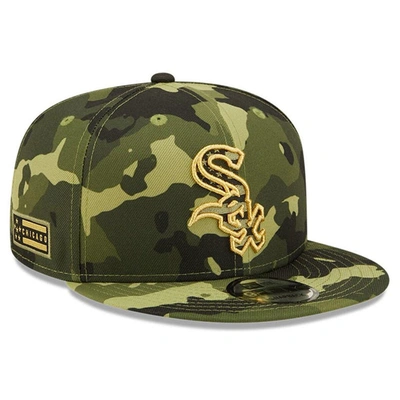 New Era Camo Chicago White Sox 2022 Armed Forces Day 9fifty Snapback Adjustable Hat