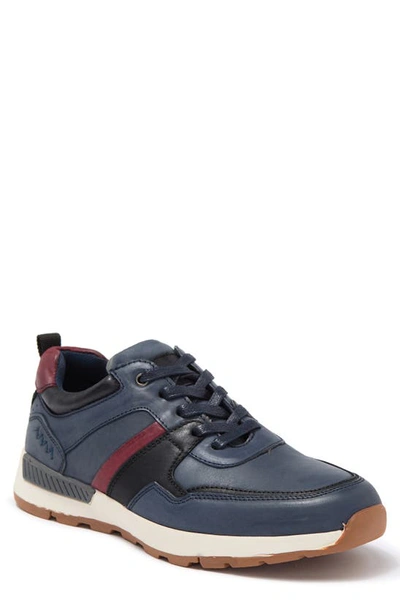 English Laundry Lohan Leather & Suede Sneaker In Navy