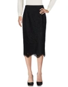 Marco Bologna Midi Skirts In Black