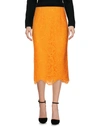 Marco Bologna 3/4 Length Skirts In Orange
