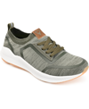 Vance Co. Men's Keller Knit Athleisure Sneakers In Grey