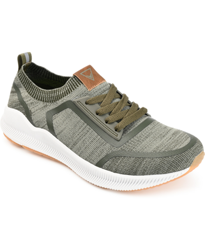 Vance Co. Men's Keller Knit Athleisure Sneakers In Green