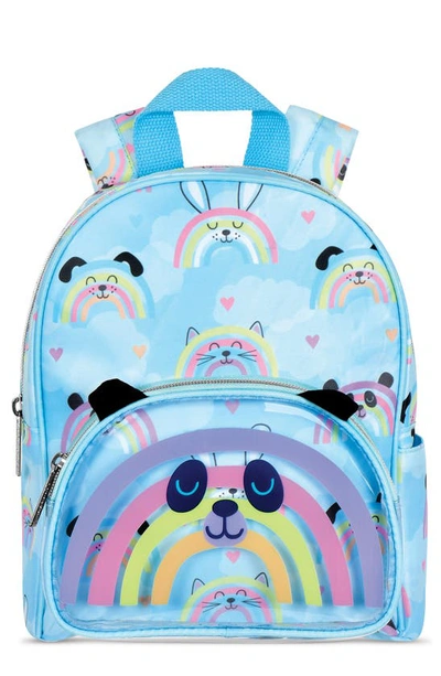 Iscream Kids' Rainbow Friends Mini Backpack In Blue