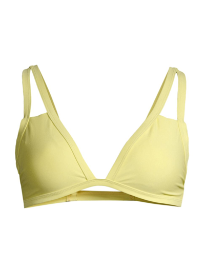 Ramy Brook Starla Triangle Bikini Top In Seashell Pink