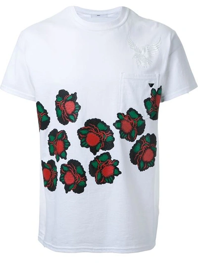 Toga Floral Print Pocket Detail T-shirt | ModeSens