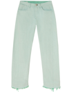 Jil Sander Workwear Straight Leg Jeans In Blue