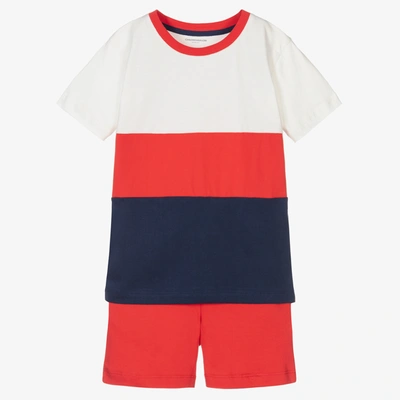 Childrensalon Essentials Kids' Boys Red & Blue Shorts Set