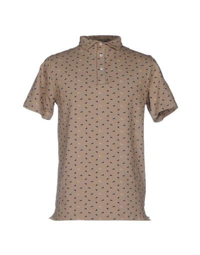 Bagutta Polo Shirt In Beige