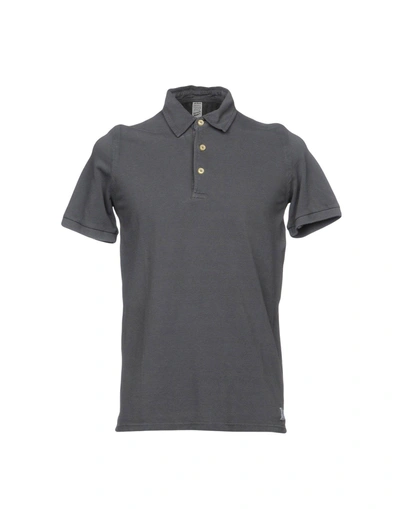 Authentic Original Vintage Style Polo Shirts In Lead