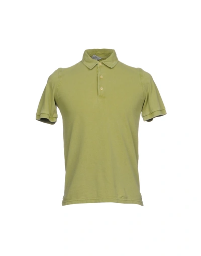 Authentic Original Vintage Style Polo Shirts In Light Green