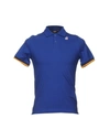 K-way Polo Shirts In Blue