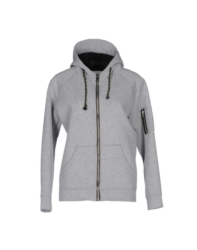 Macchia J Hooded Sweatshirt In Light Grey